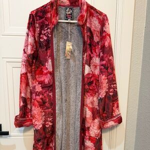 Johnny Was Vibrant Floral Robe